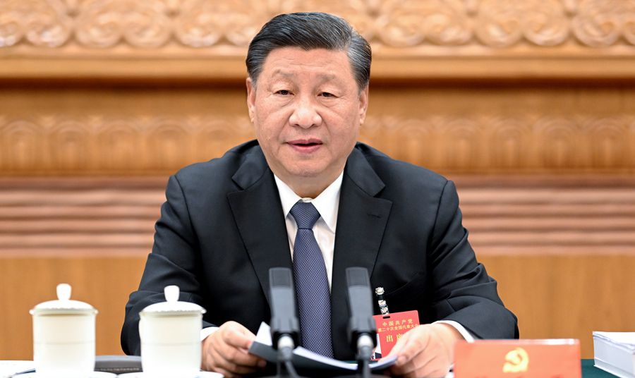 （二十大受权发布）党的二十大主席团举行第二次会议 习近平主持会议